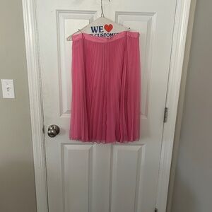 RARE Vintage Milly Pink Pleated Skirt, size 8